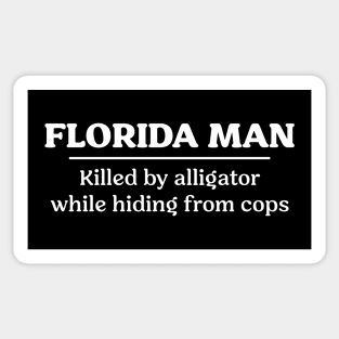 Florida Man Gator Sticker